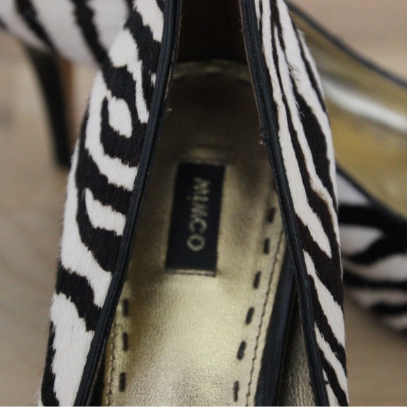 Australian Mimco Zebra Print Heels - Picture 2 of 3